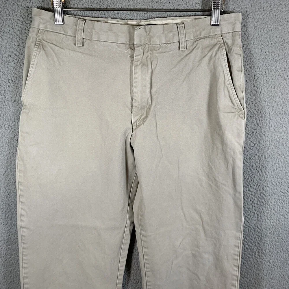 Banana Republic Pants Men 33x32 Tan Khakis‎ Chinos Relaxed Fit Dawson Normcore